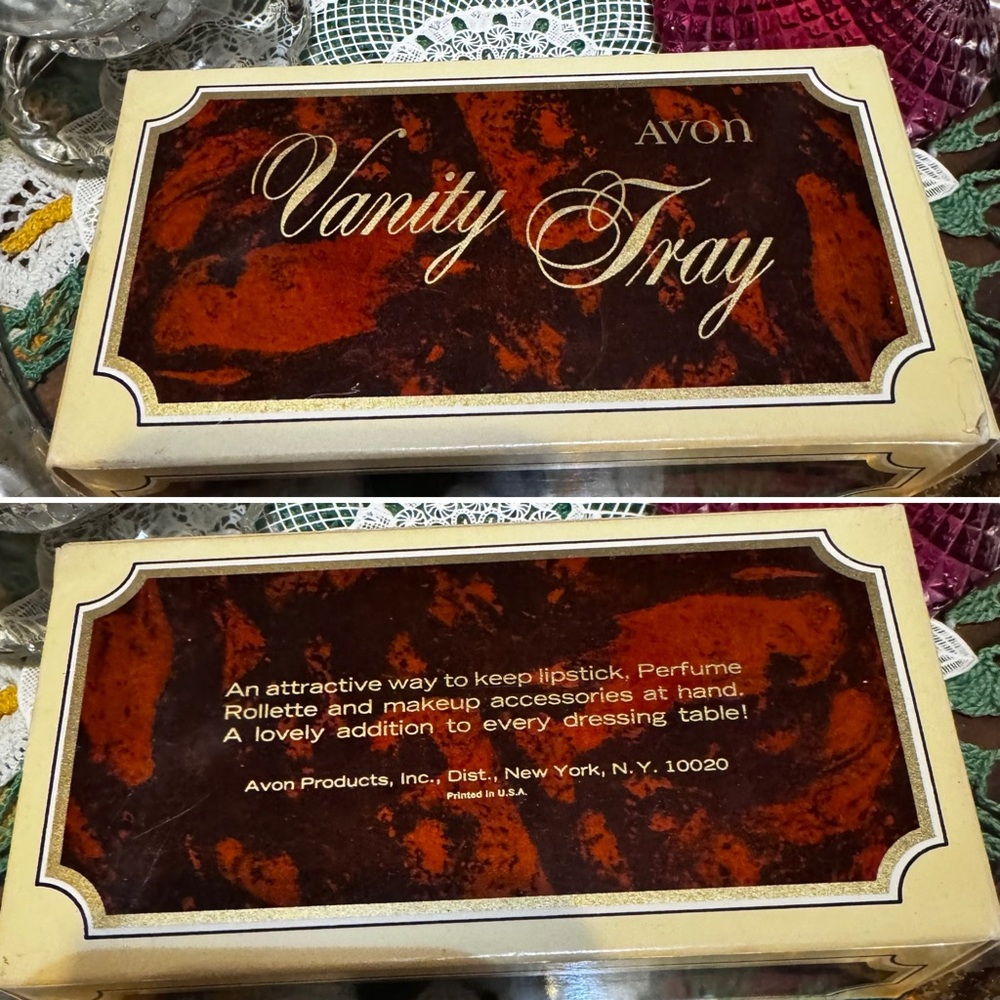 Avon Vanity Organizer/Vanity Tray VTG - Picture 7 of 15